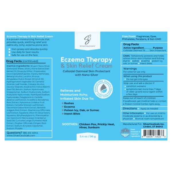 Eczema Therapy & Skin Relief Cream - Daily Moisturizer - Image 2