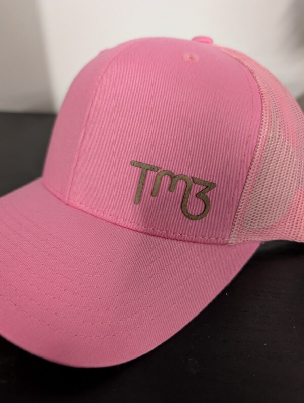 Pink Hat with Wooden TM3 - Left